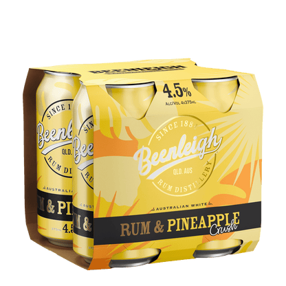 Beenleigh Rum & Pineapple Crush, 375ml 4.5% Alc - Premixed