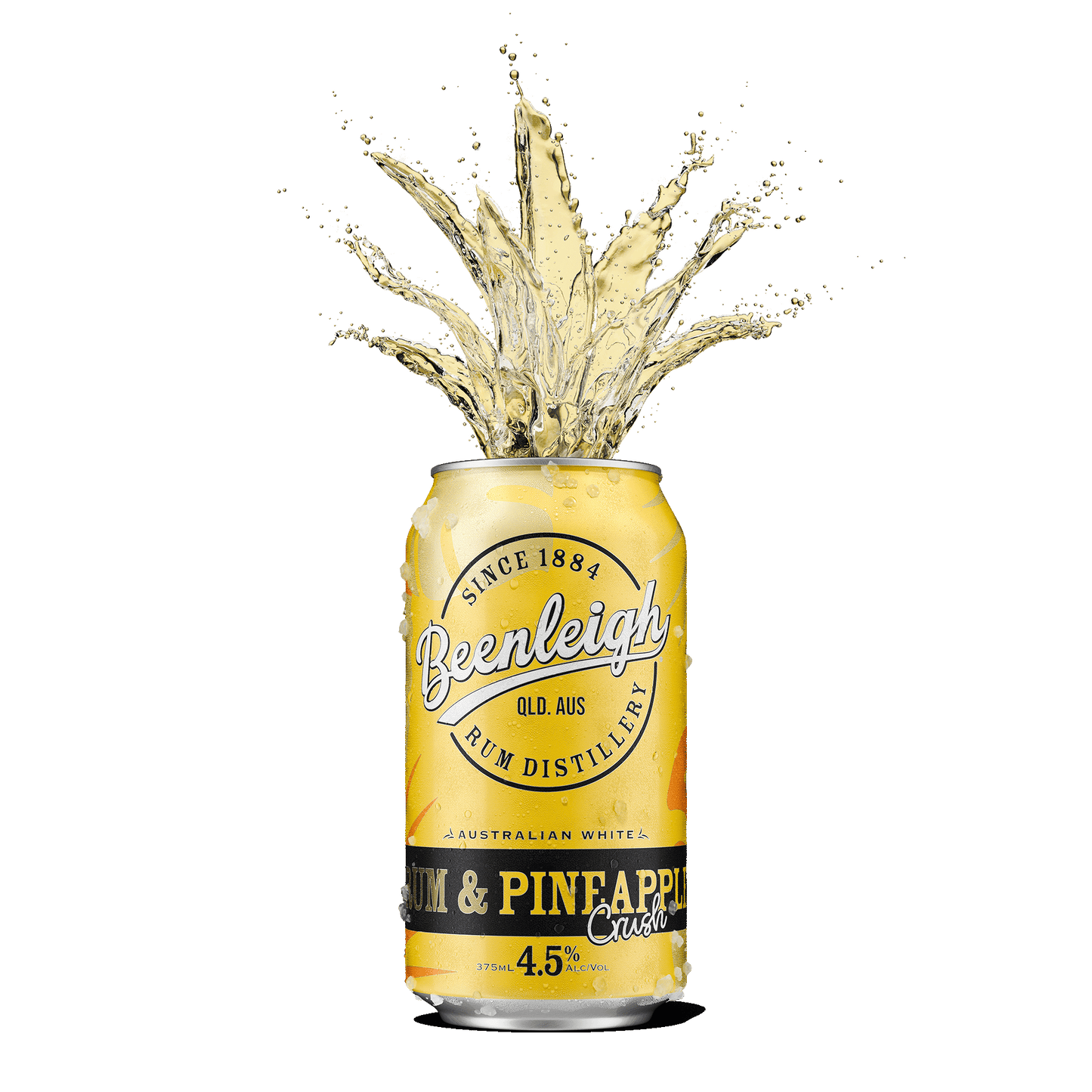 Beenleigh Rum & Pineapple Crush, 375ml 4.5% Alc - Premixed