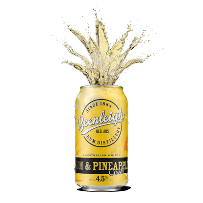 Beenleigh Rum & Pineapple Crush, 375ml 4.5% Alc - Premixed