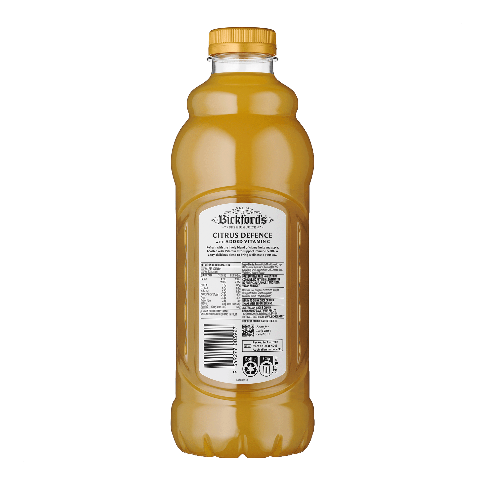 Bickford's Citrus Defence Juice, 1Lt - Juice