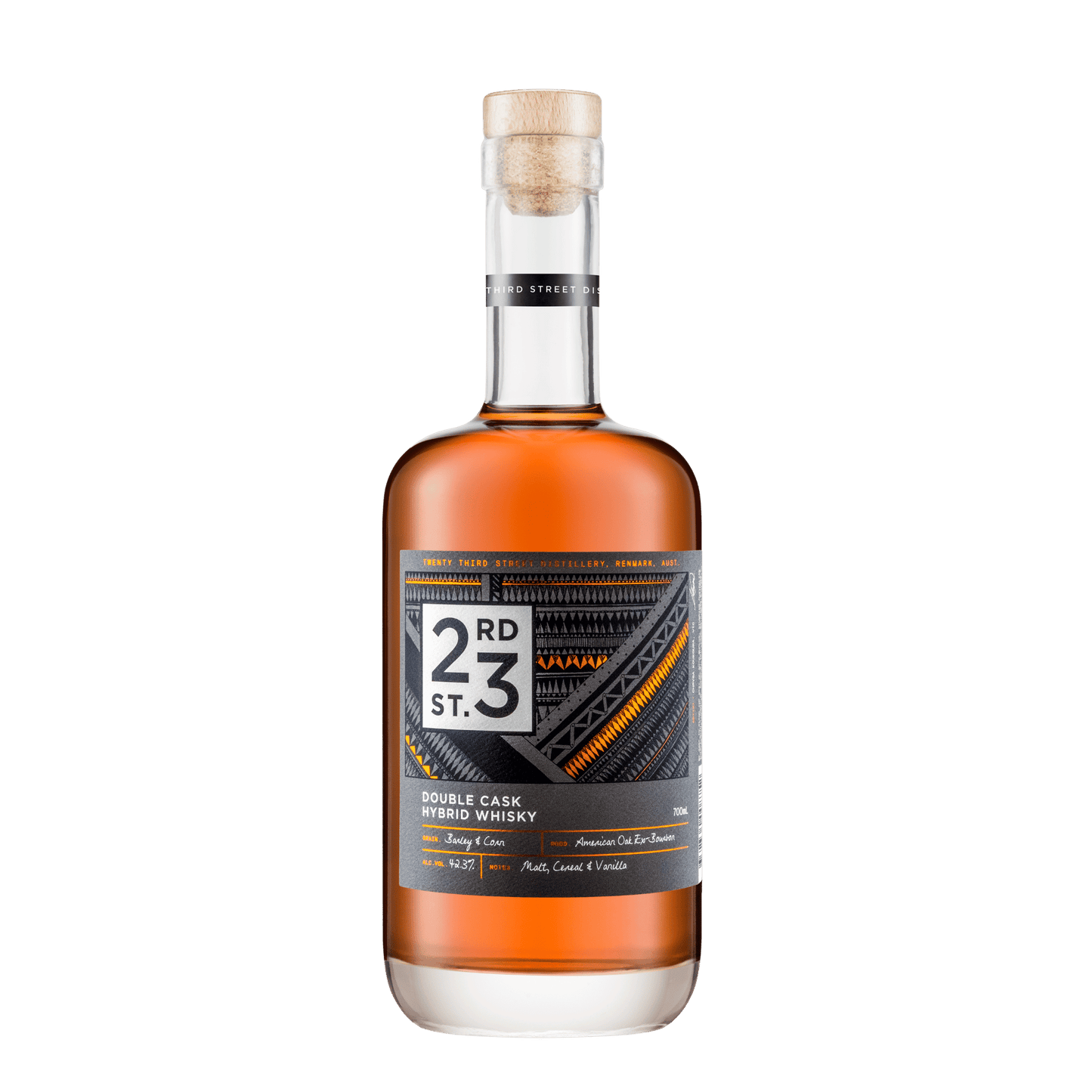23rd Street Distillery Hybrid Whisk(e)y, 700ml 42.3% Alc.