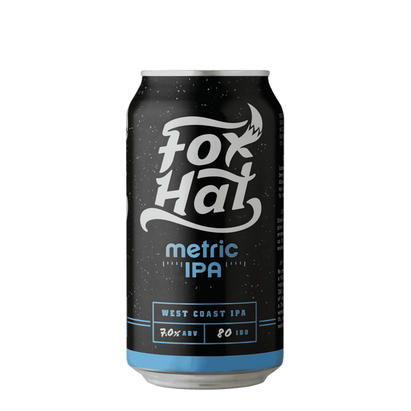 Fox Hat Metric IPA, 375ml 7% Alc - Beer