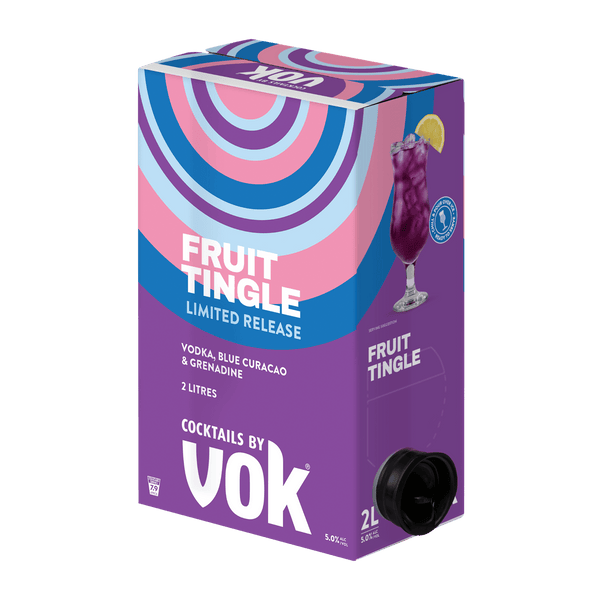 Vok Ready to Serve Cocktails Fruit Tingle, 2Lt 5% Alc.