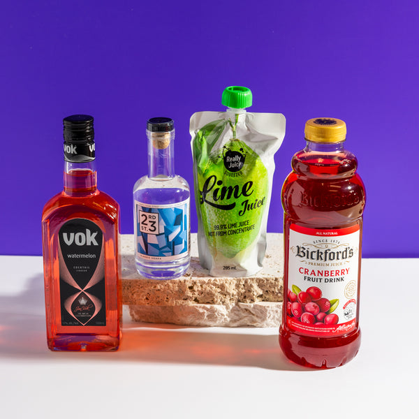 Watermelon Cosmopolitan At Home Cocktail Kit