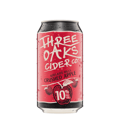 Three Oaks Crushed Apple Cider, 375ml 10% Alc - Hard Cider