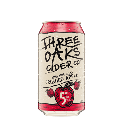 Three Oaks Crushed Apple Cider, 375ml 5% Alc - Hard Cider