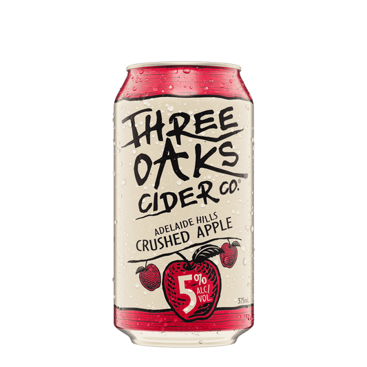 Three Oaks Crushed Apple Cider, 375ml 5% Alc - Hard Cider