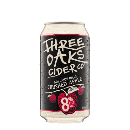Three Oaks Crushed Apple Cider, 375ml 8% Alc - Hard Cider