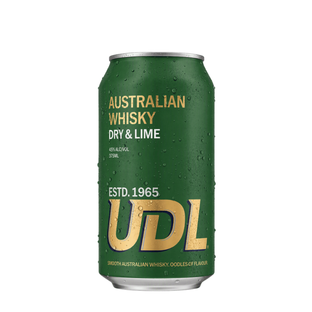 UDL Australian Whisky Dry & Lime 4.5% 375ml