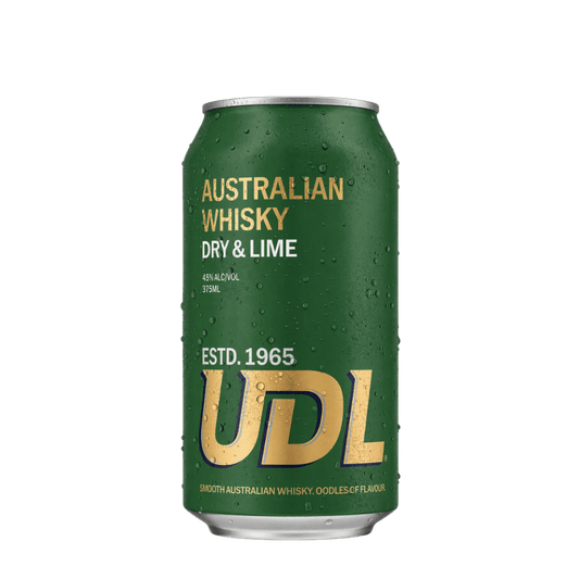 UDL Australian Whisky Dry & Lime 4.5% 375ml