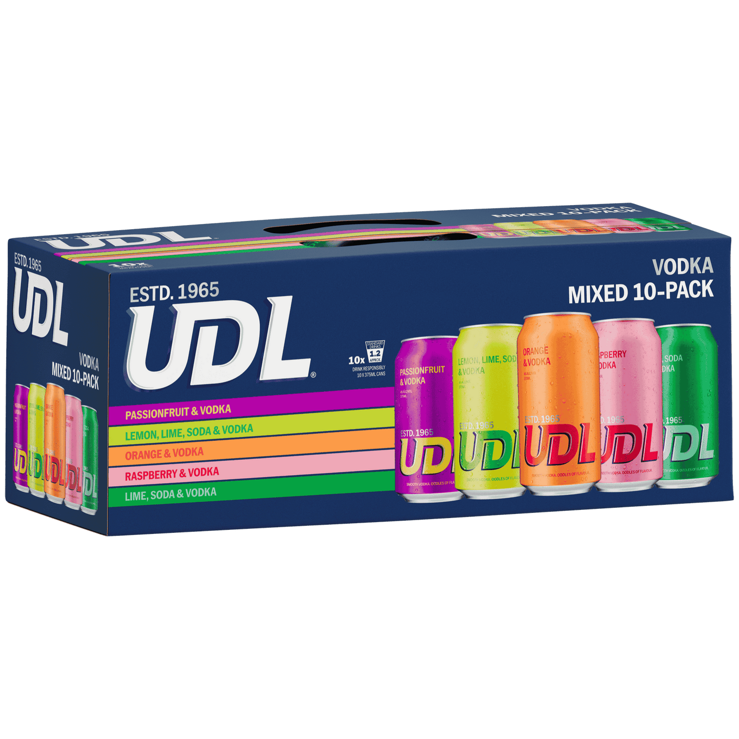 UDL Vodka Mixed 10-Pack 