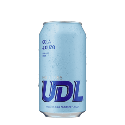UDL Ouzo & Cola, 375ml 4% Alc. - Premixed
