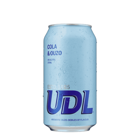 UDL Ouzo & Cola, 375ml 4% Alc. - Premixed