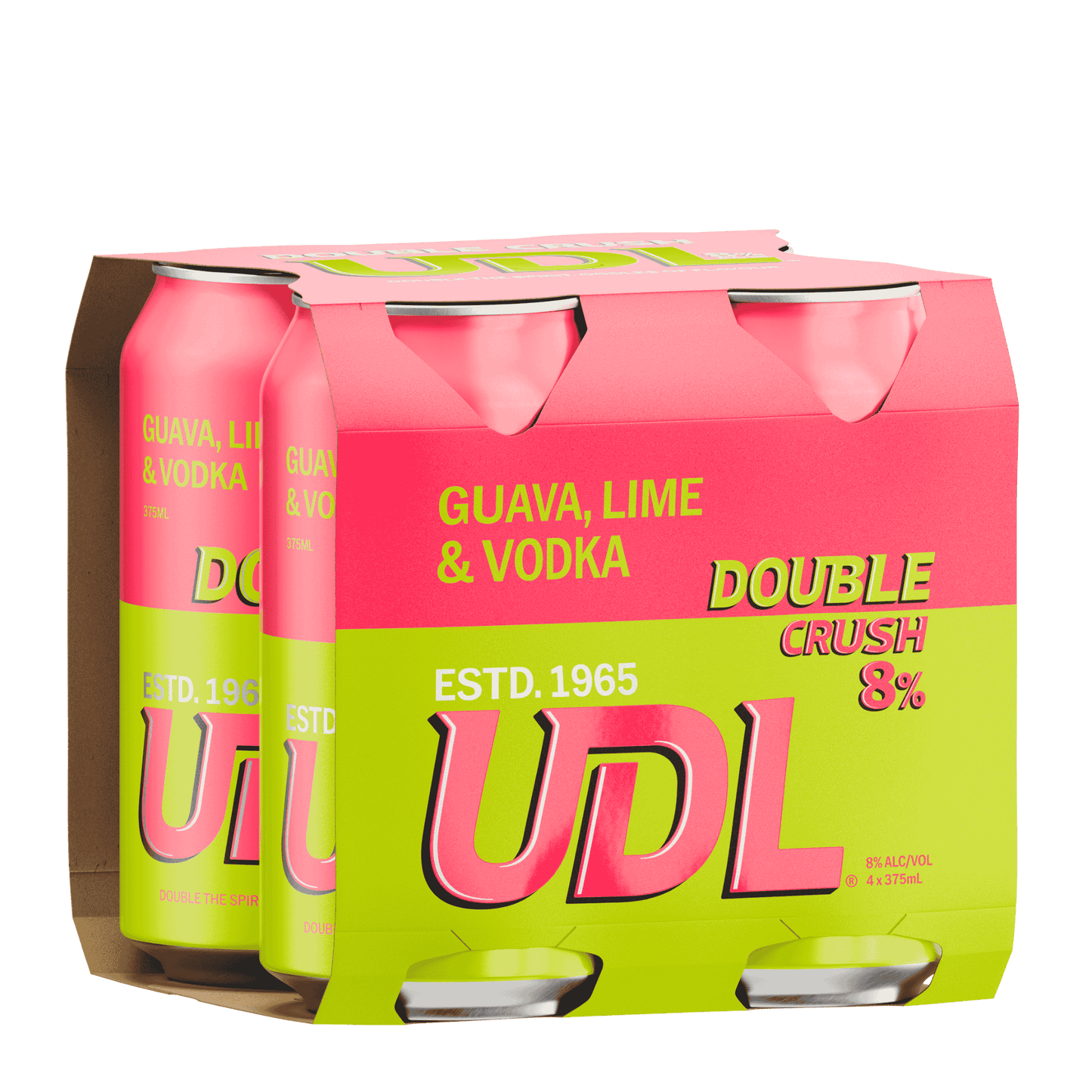 UDL Double Crush Guava & Lime, 375ml 8% Alc. - Premixed