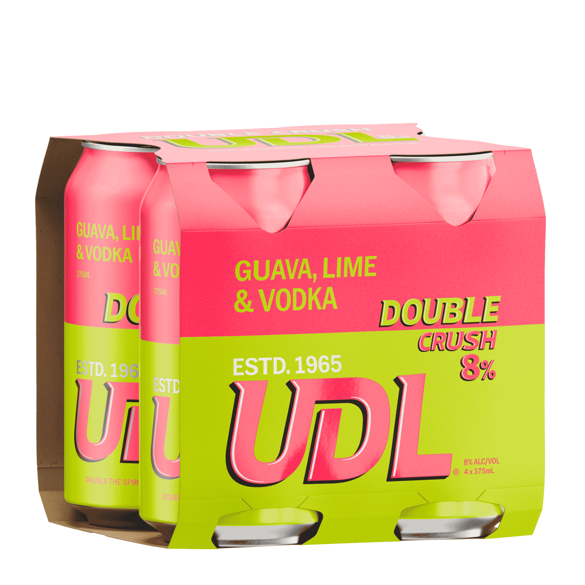 UDL Double Crush Guava & Lime, 375ml 8% Alc. - Premixed