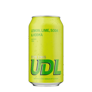 UDL Vodka Lemon Lime, 375ml 4% Alc. - Premixed