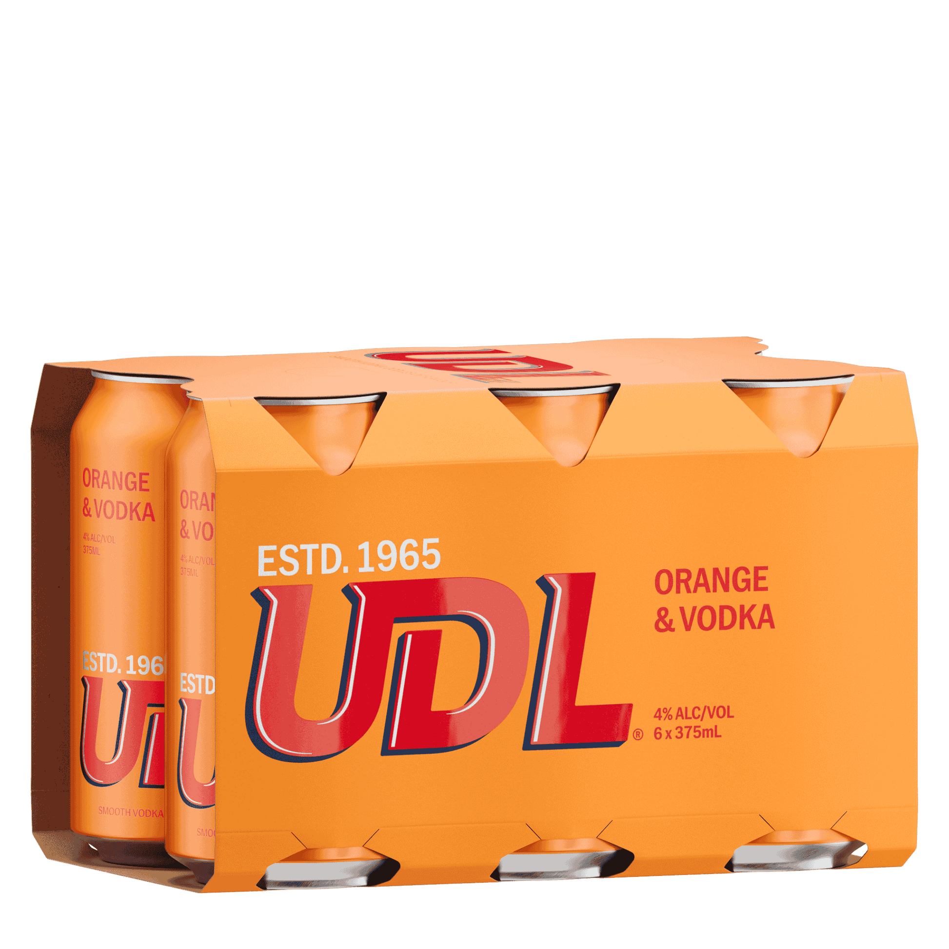 UDL Vodka Orange, 375ml 4% Alc. - Premixed