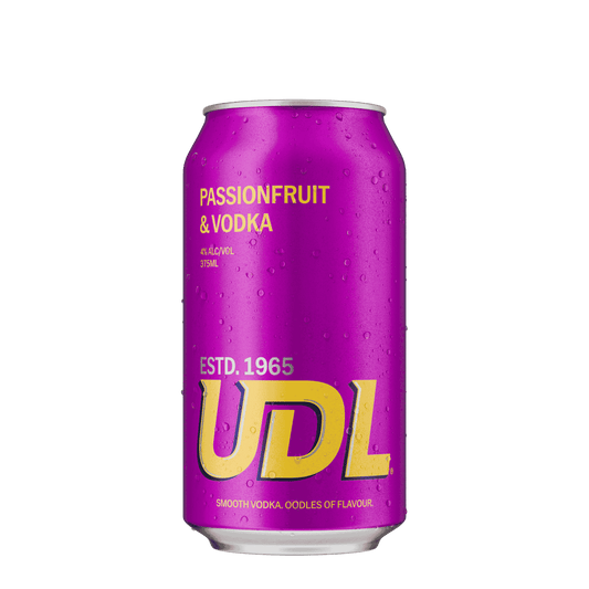UDL Vodka Passionfruit, 375ml 4% Alc. - Premixed