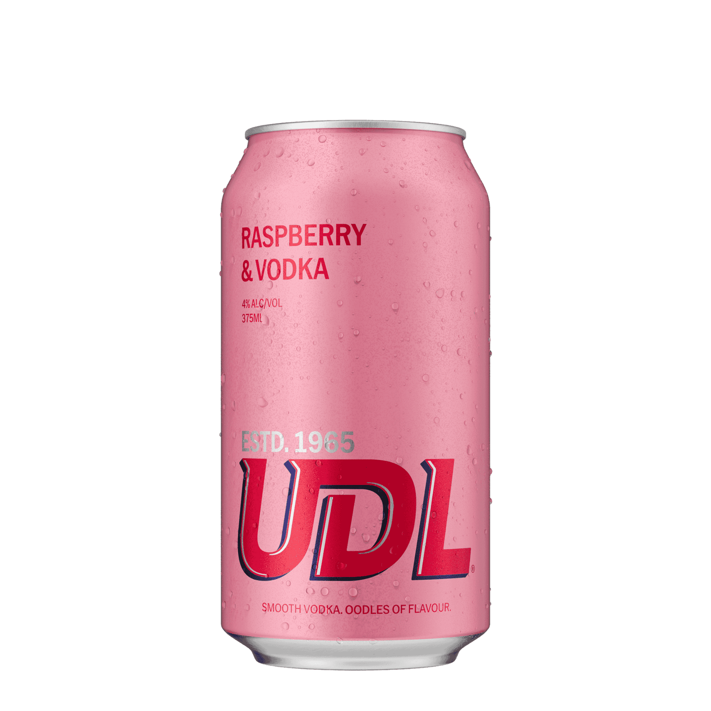 UDL Vodka Raspberry, 375ml 4% Alc. - Premixed