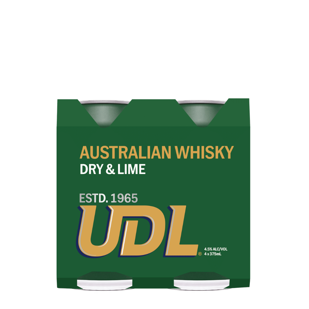 UDL Australian Whisky Dry & Lime 4.5% 375ml