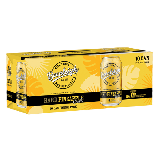 Beenleigh Rum & Pineapple Crush, 10pk 4.5% Alc
