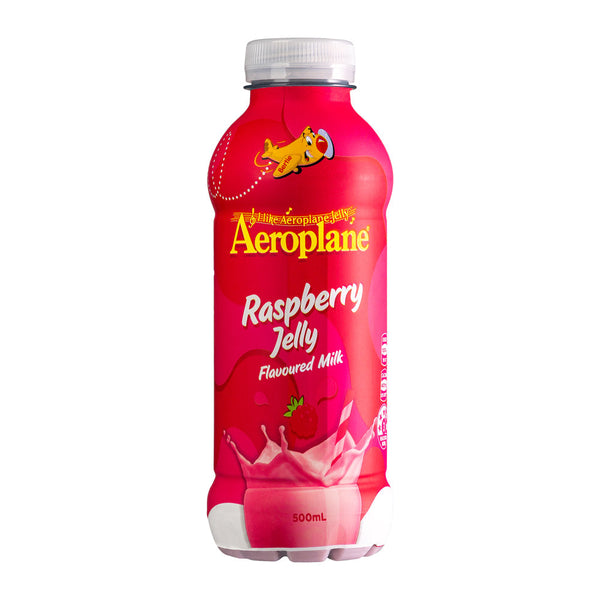 Aeroplane Jelly Raspberry Flavoured Milk 12 x 500ml - Carton