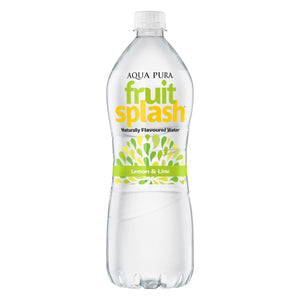 Aqua Pura Fruit Splash Lemon & Lime 1Lt x 12 - Carton x 12