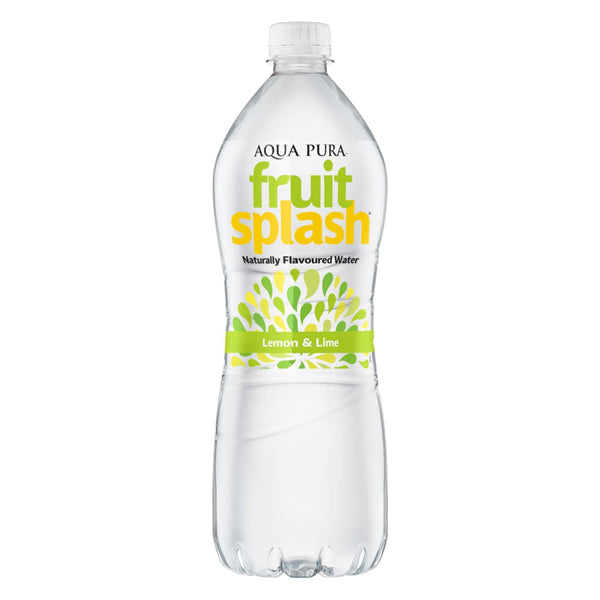 Aqua Pura Fruit Splash Lemon & Lime 1Lt x 12 - Carton x 12