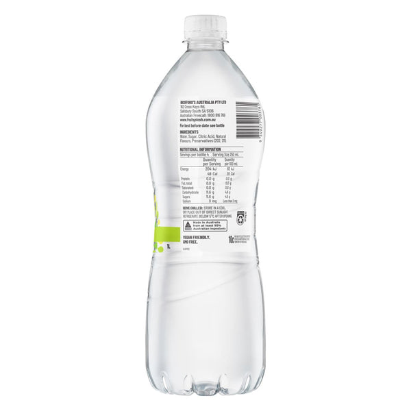 Aqua Pura Fruit Splash Lemon & Lime 1Lt x 12 - Carton x 12