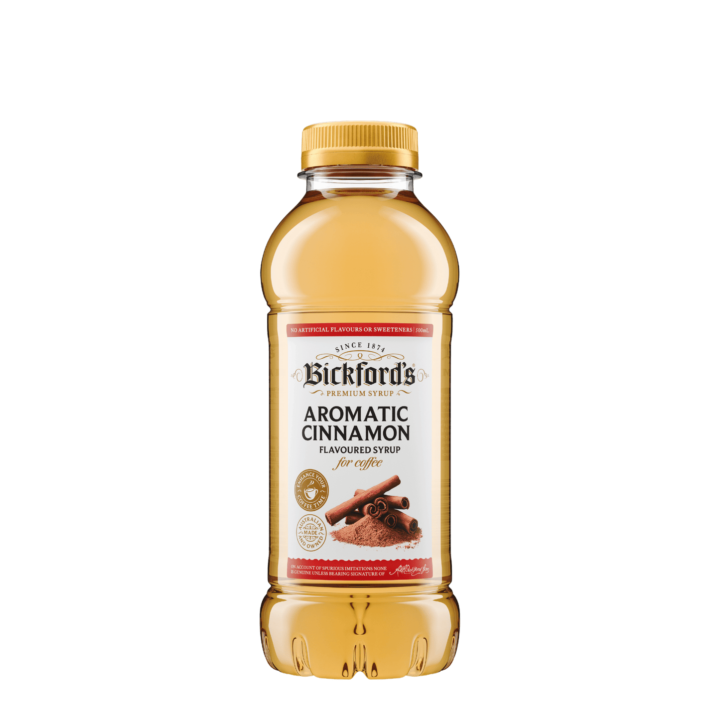 Bickford’s Aromatic Cinnamon Syrup for Coffee 500ml - Syrup