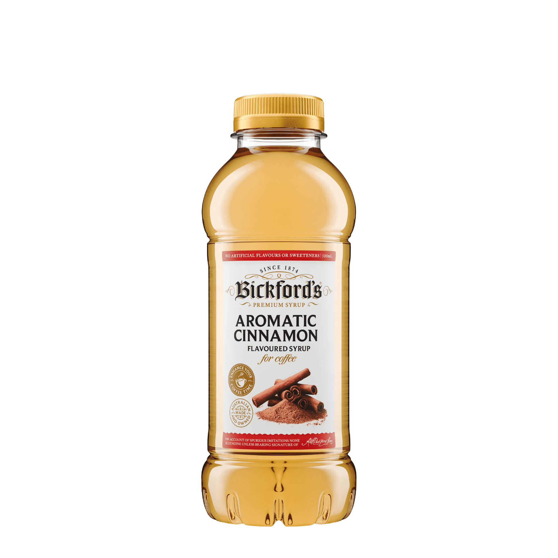Bickford’s Aromatic Cinnamon Syrup for Coffee 500ml - Syrup