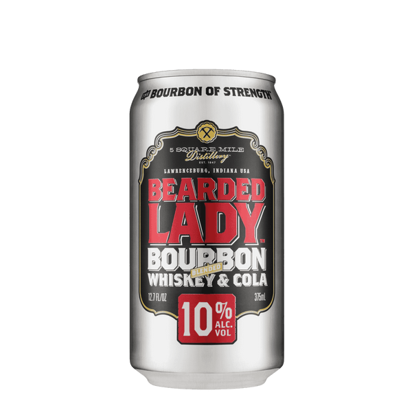 Bearded Lady Bourbon & Cola, 375ml 10% Alc. - Premixed