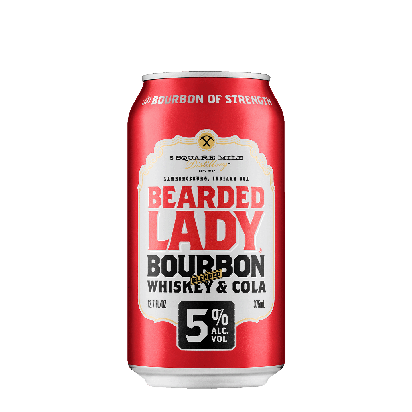 Bearded Lady Bourbon & Cola, 375ml 5% Alc. - Premixed