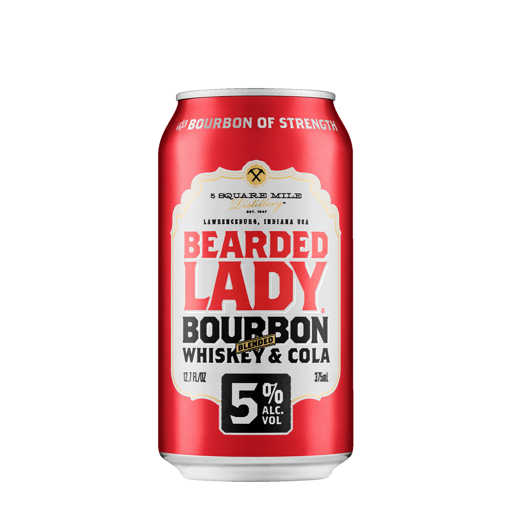 Bearded Lady Bourbon & Cola, 375ml 5% Alc. - Premixed