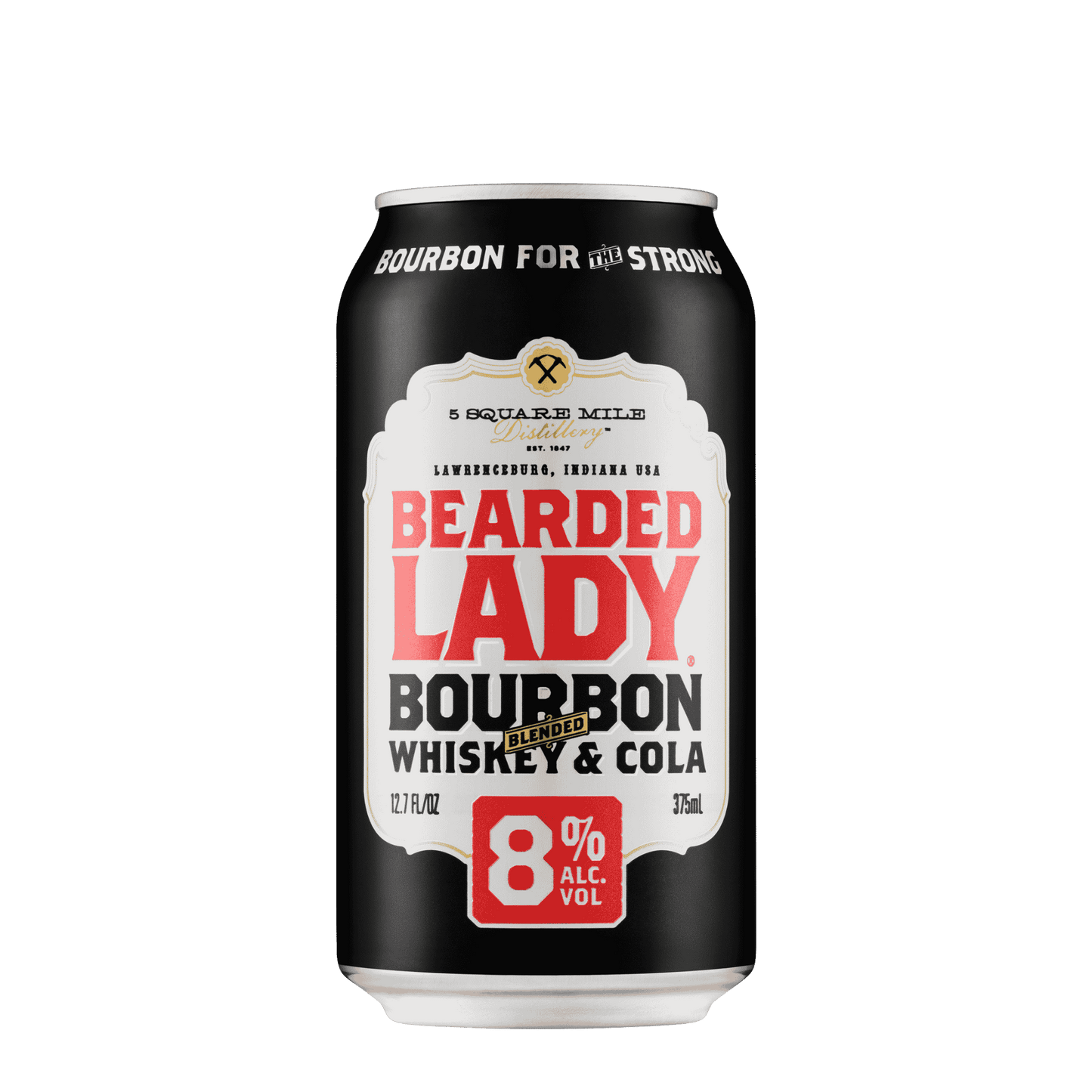 Bearded Lady Bourbon & Cola, 375ml 8% Alc. - Premixed