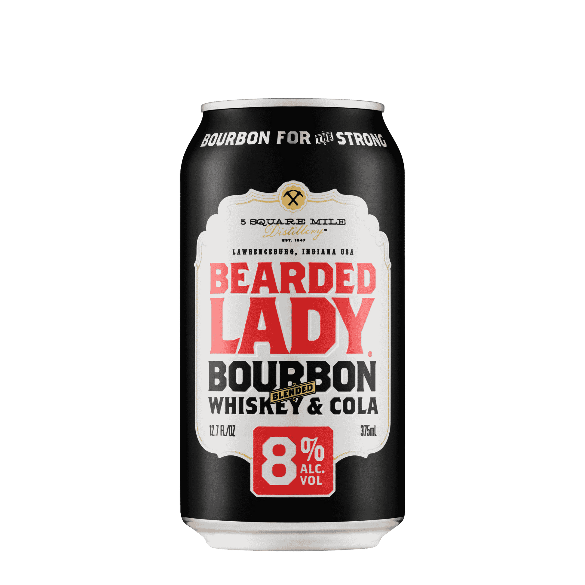 Bearded Lady Bourbon & Cola, 375ml 8% Alc. - Premixed