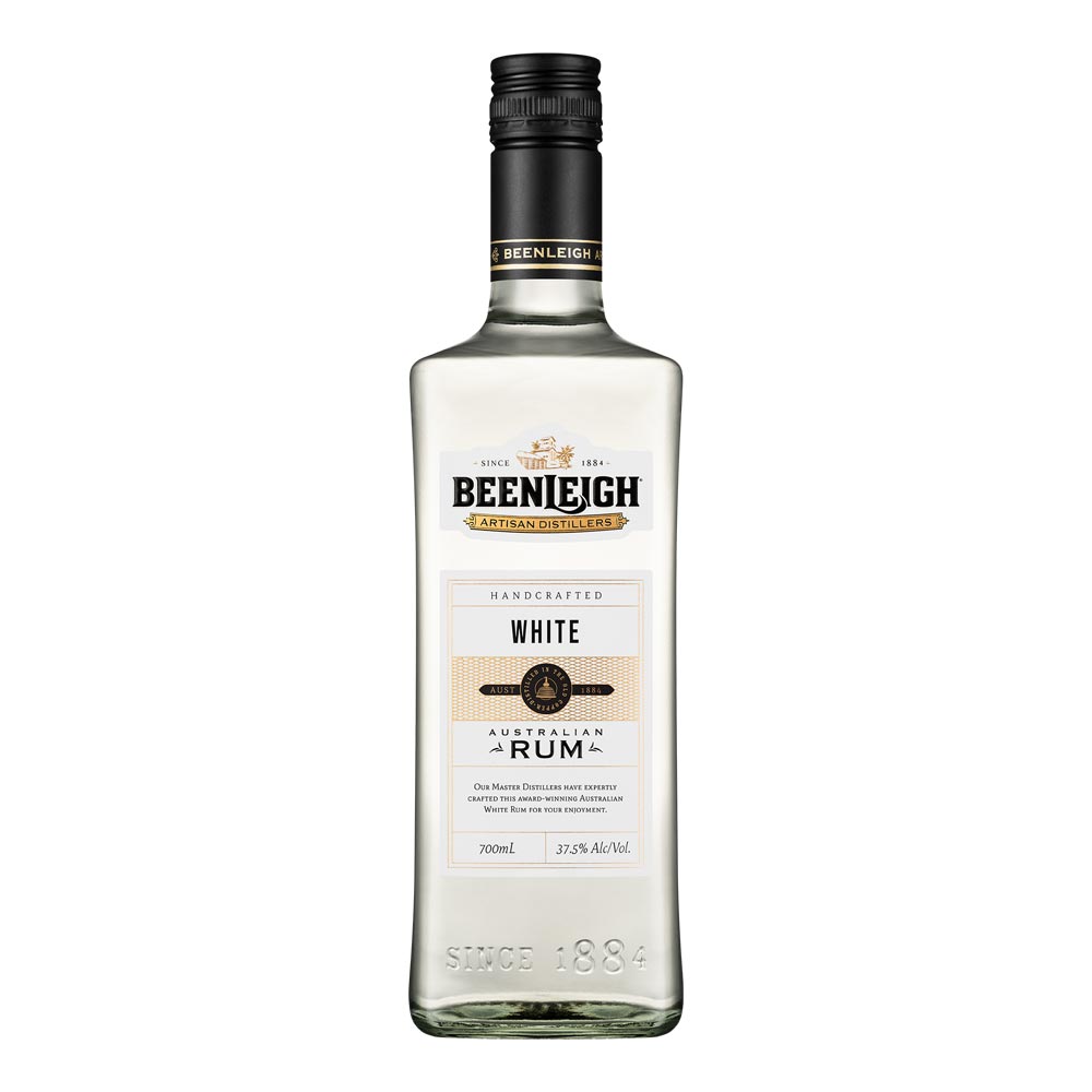 Beenleigh Artisan Distillers White Rum 700ml 37.5% Alc. -