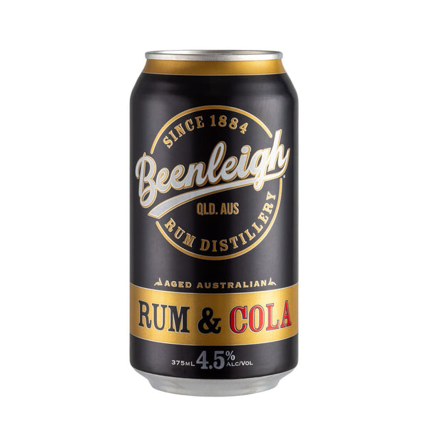 Beenleigh Rum & Cola 375ml 4.5% Alc - Rum & Cola