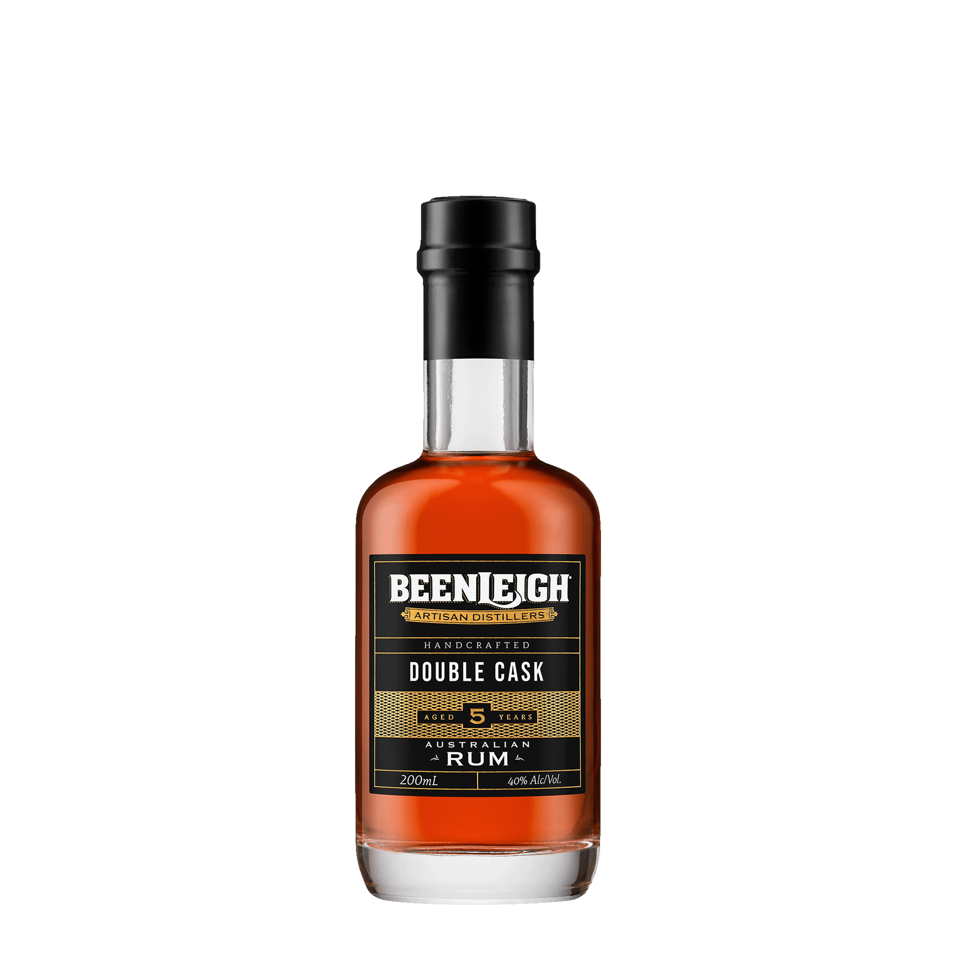 Beenleigh Artisan Distillers Double Cask Rum, 200ml 40% Alc - Rum