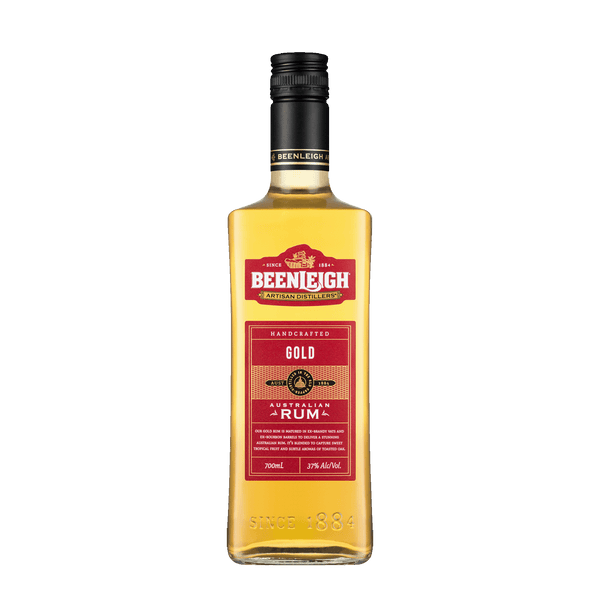 Beenleigh Artisan Distillers Gold Rum, 700ml 37% Alc - Rum