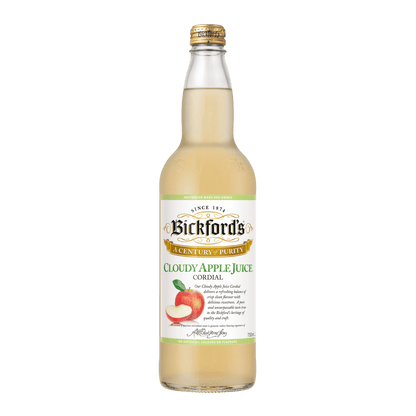 Bickford's Cloudy Apple Cordial, 750ml Carton x 8 Bottles - Cordial