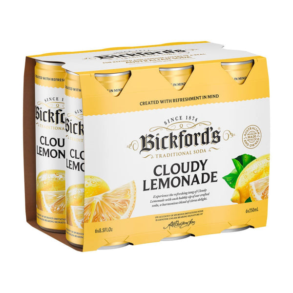 Bickford’s Cloudy Lemonade 250ml - Soda