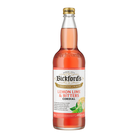 Bickford's Lemon Lime & Bitters Cordial,750ml
