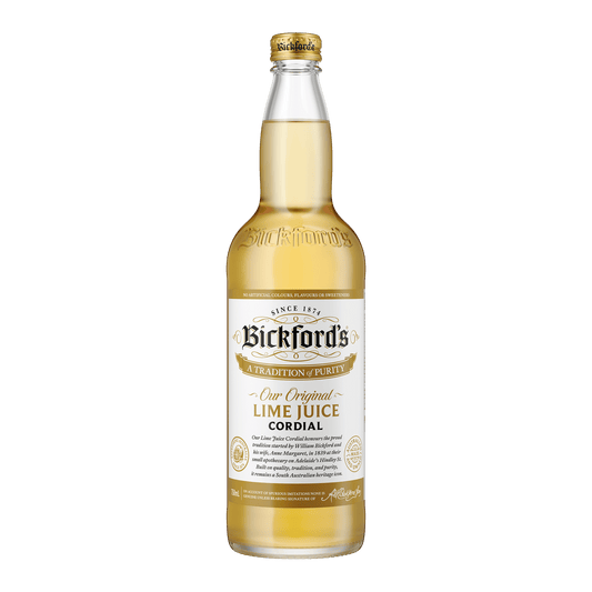 Bickford's Natural Lime Juice Cordial, 750ml - Cordial