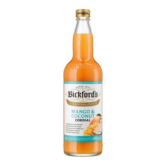 Bickford’s Mango & Coconut Crush Cordial 750ml Carton x 8