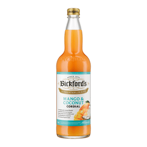 Bickford’s Mango & Coconut Crush Cordial 750ml Carton x 8