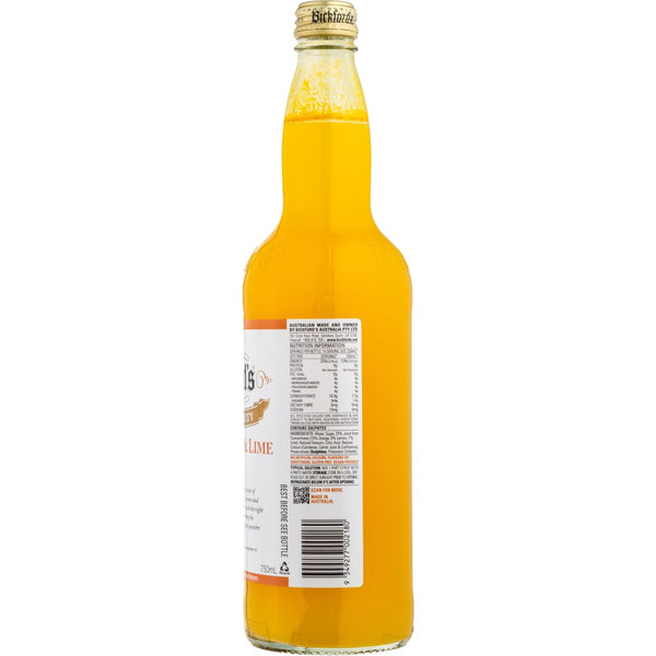 Bickford’s Orange Lemon & Lime Cordial 750ml - Cordial