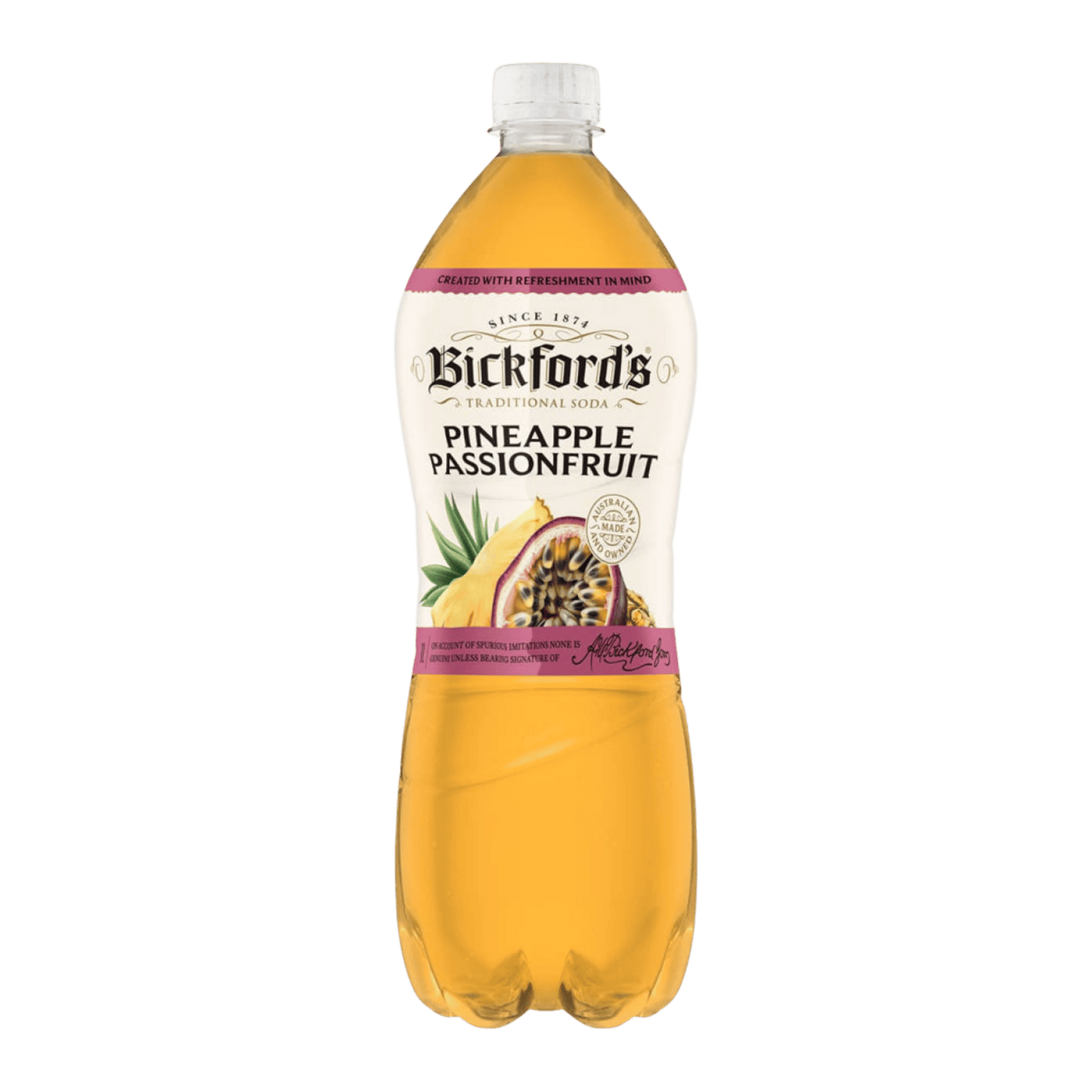 Bickford's Pineapple Passionfruit, 1Lt x 12