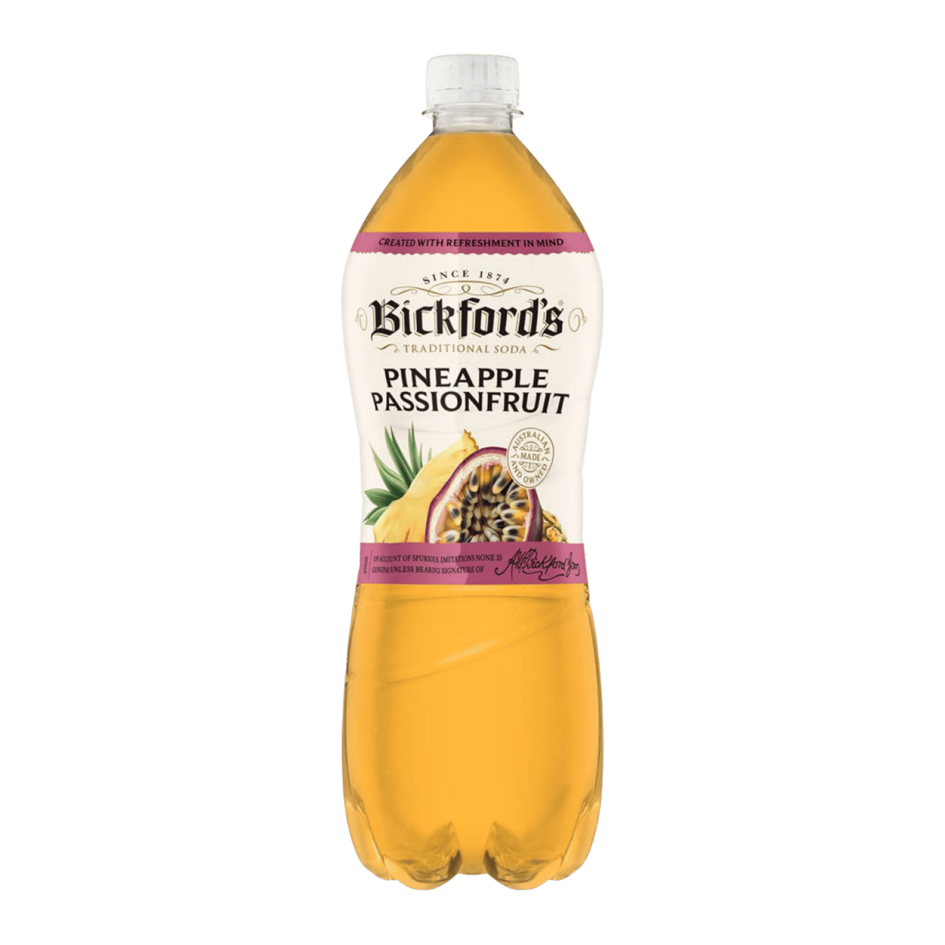 Bickford's Pineapple Passionfruit, 1Lt x 12