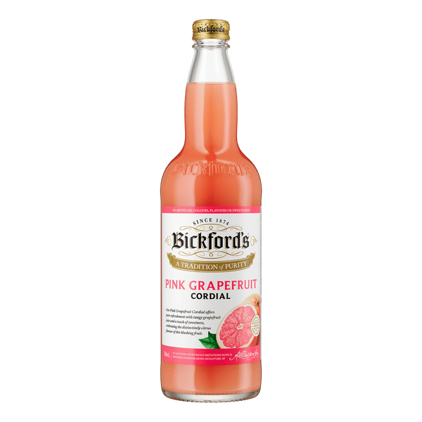 Bickford's Pink Grapefruit Cordial, 750ml